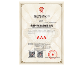 AAA級資信企業(yè)